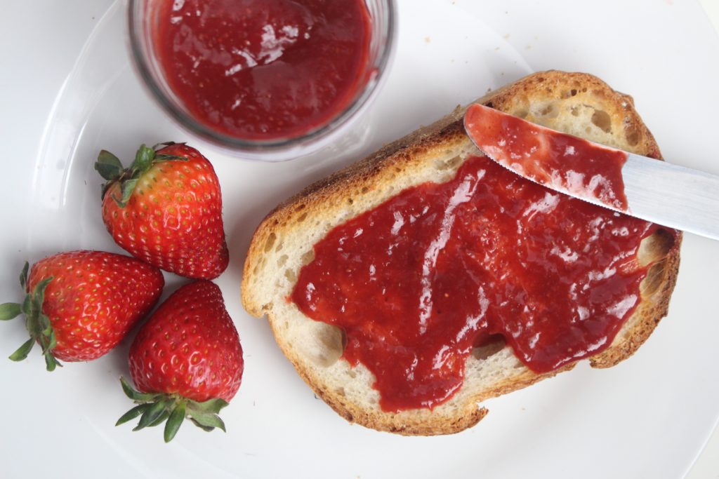 Easy Strawberry Jam - Splurge with Ella